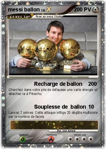 Pokemon messi ballon