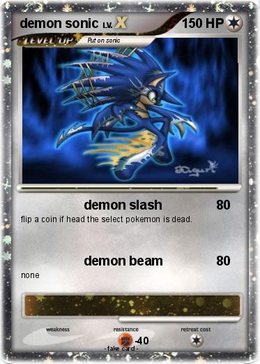Pokemon demon sonic