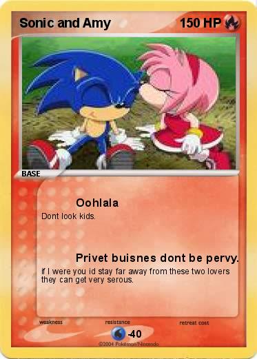Pokemon Sonic and Amy