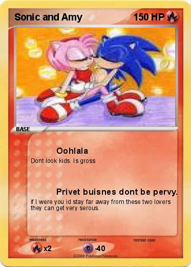 Pokemon Sonic and Amy