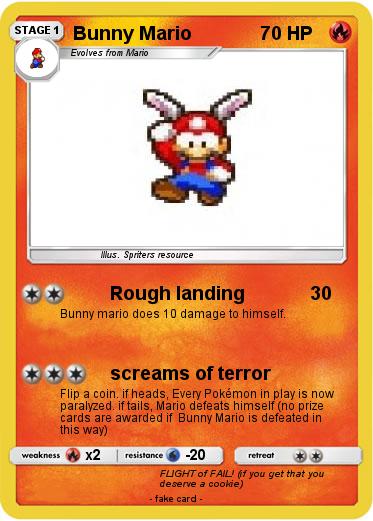 Pokemon Bunny Mario