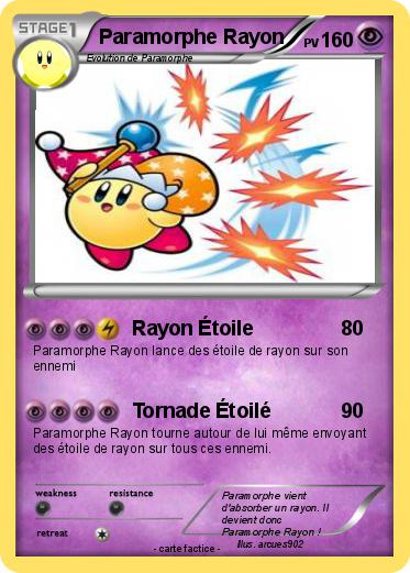 Pokemon Paramorphe Rayon