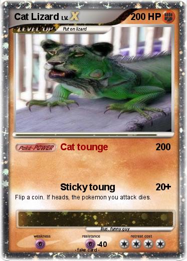 Pokemon Cat Lizard