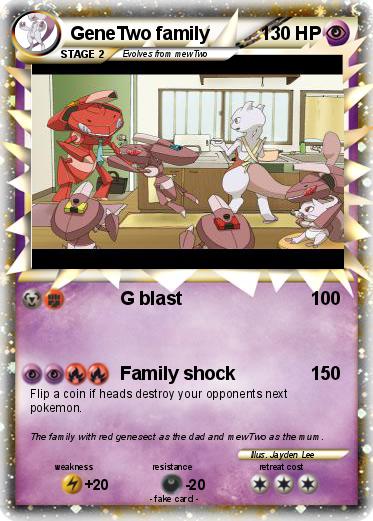 Pokemon GeneTwo family