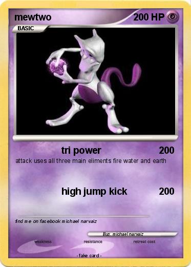 Pokemon mewtwo