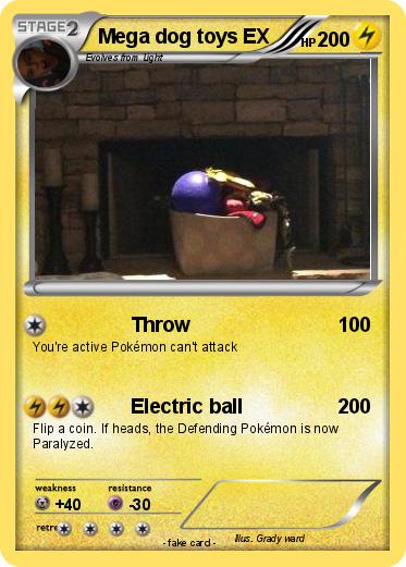 Pokemon Mega dog toys EX