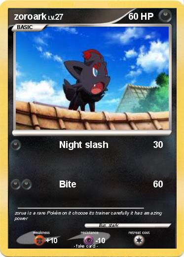 Pokemon zoroark