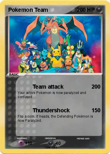 Pokemon Pokemon Team