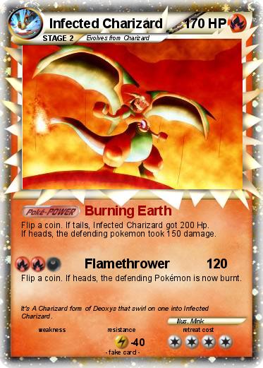 Pokemon Infected Charizard