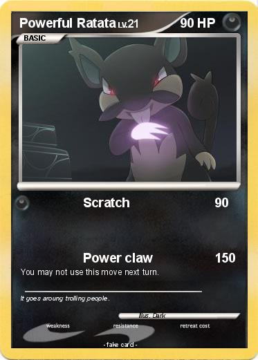 Pokemon Powerful Ratata