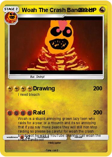 Pokemon Woah The Crash Bandicoot