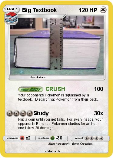 Pokemon Big Textbook