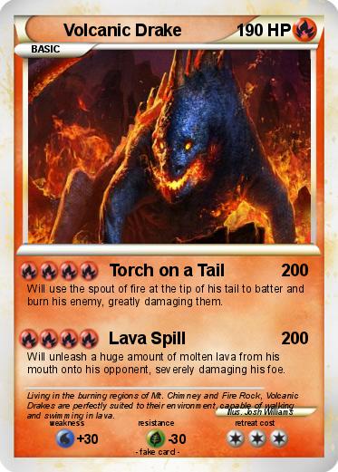 Pokemon Volcanic Drake