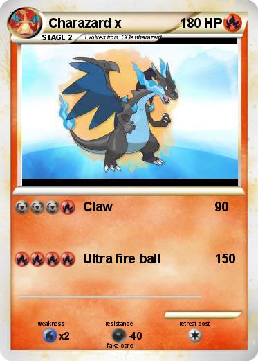 Pokemon Charazard x
