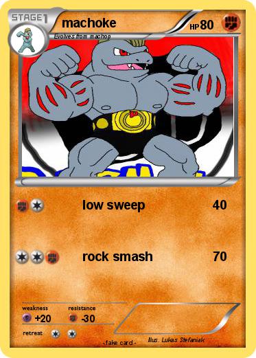 Pokemon machoke