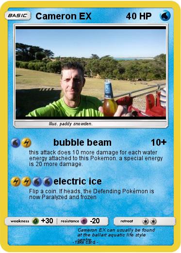 Pokemon Cameron EX
