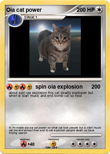 Pokemon Oia cat power