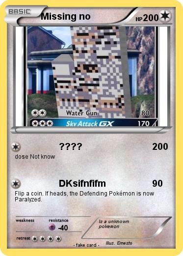 Pokemon Missing no