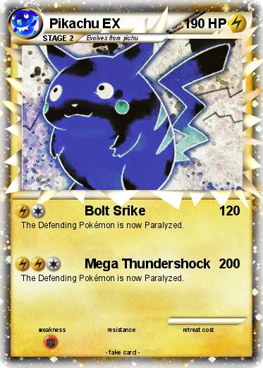 Pokemon Pikachu EX