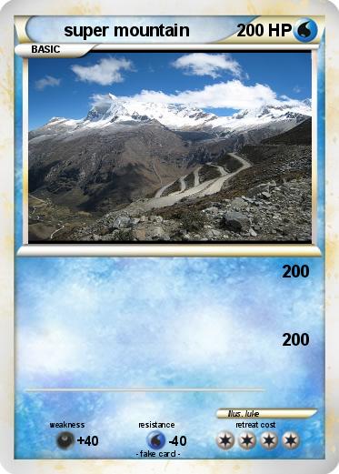 Pokemon super mountain