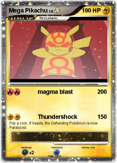 Pokemon Mega Pikachu