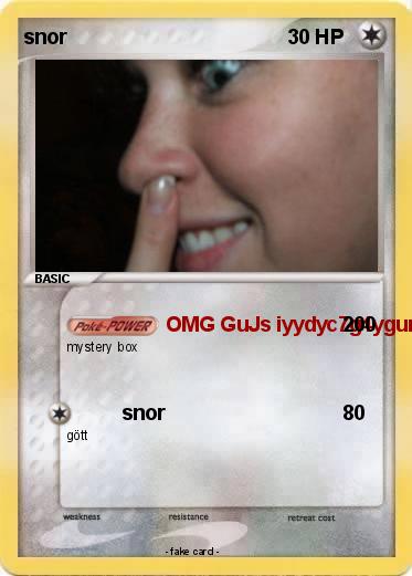 Pokemon snor