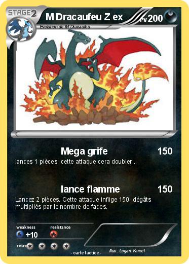 Pokemon M Dracaufeu Z ex
