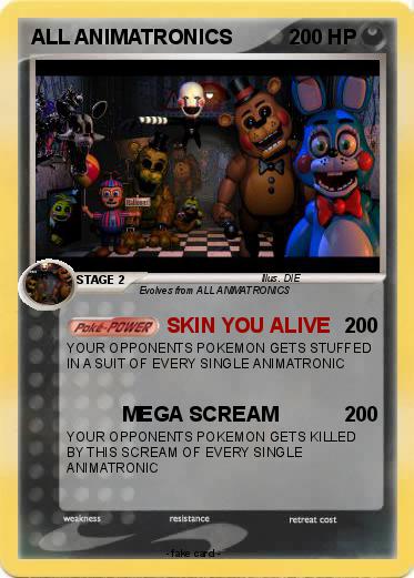 Pokemon ALL ANIMATRONICS