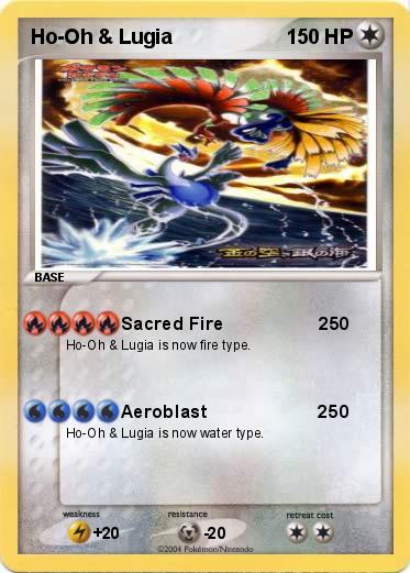 Pokemon Ho-Oh & Lugia