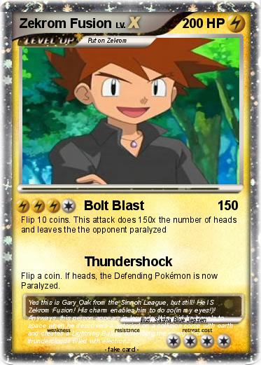 Pokemon Zekrom Fusion