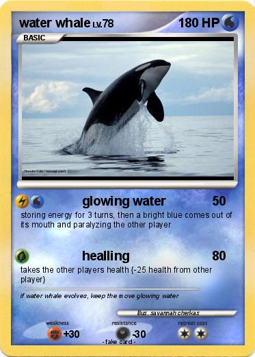 Pokemon water whale