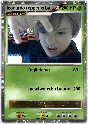 Pokemon leonardo repper erba