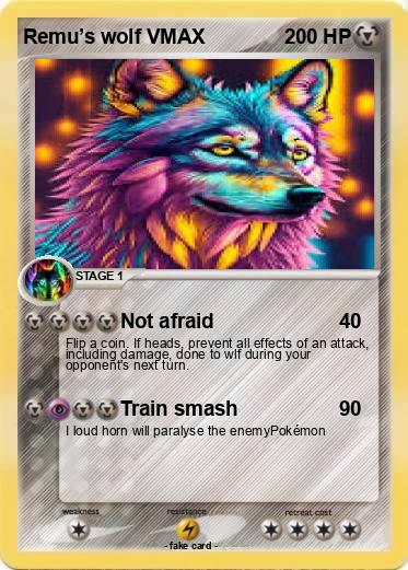 Pokemon Remu’s wolf VMAX