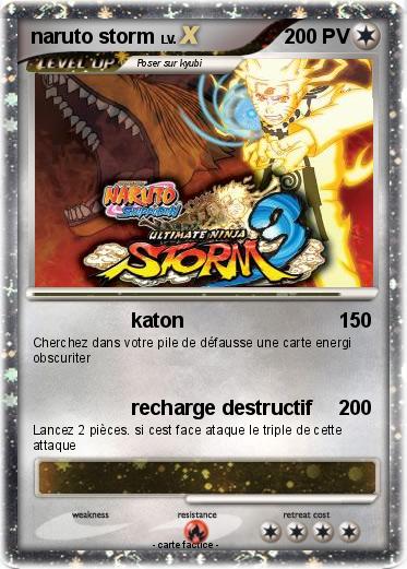 Pokemon naruto storm