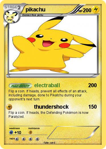 Pokemon pikachu