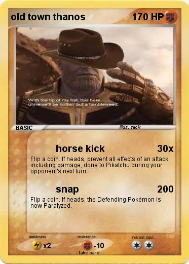 Pokemon old town thanos