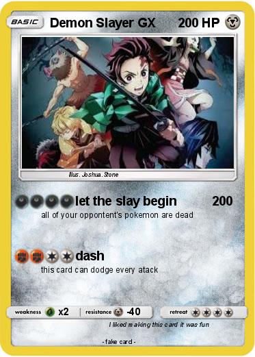 Pokemon Demon Slayer GX