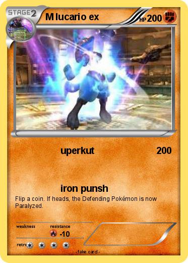 Pokemon M lucario ex