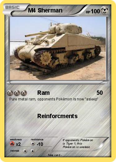 Pokemon M4 Sherman