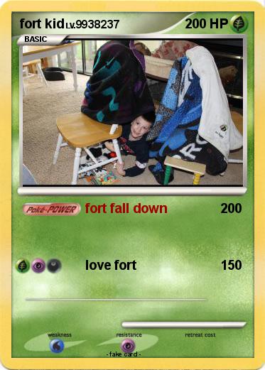 Pokemon fort kid