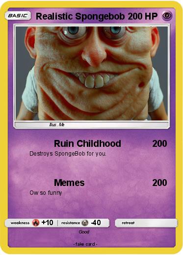 Pokemon Realistic Spongebob