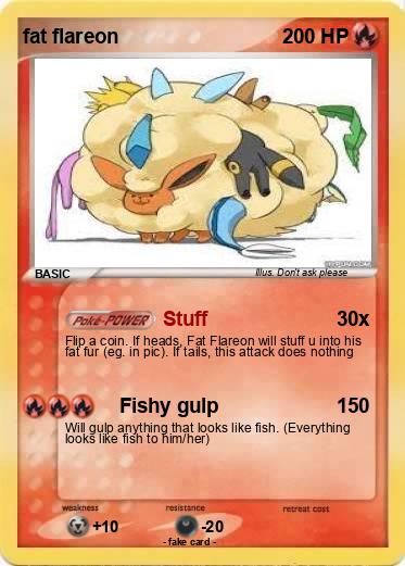 Pokemon fat flareon