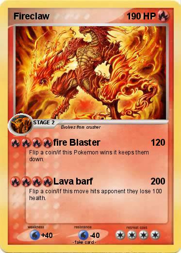 Pokemon Fireclaw