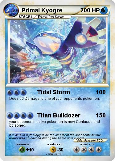 Pokemon Primal Kyogre