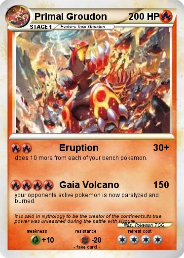 Pokemon Primal Groudon