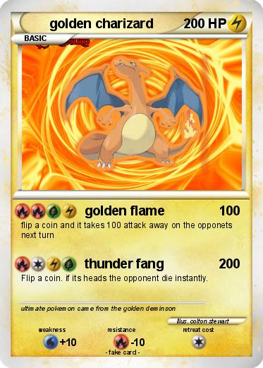 Pokemon golden charizard