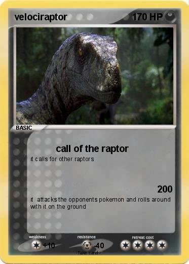 Pokemon velociraptor