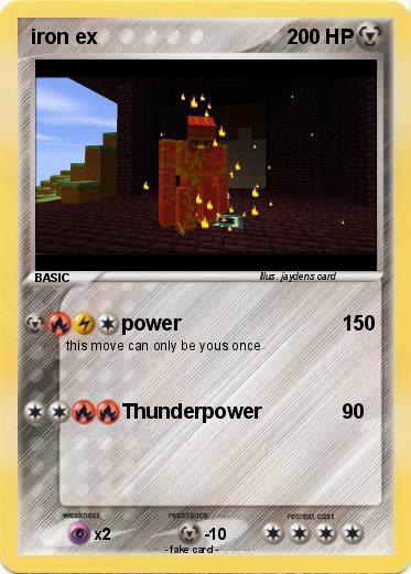 Pokemon iron ex