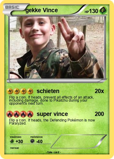 Pokemon gekke Vince
