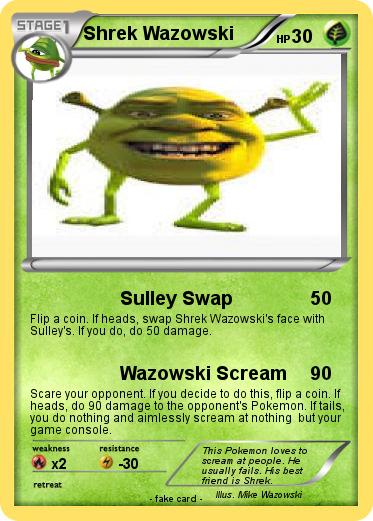 Pokemon Shrek Wazowski